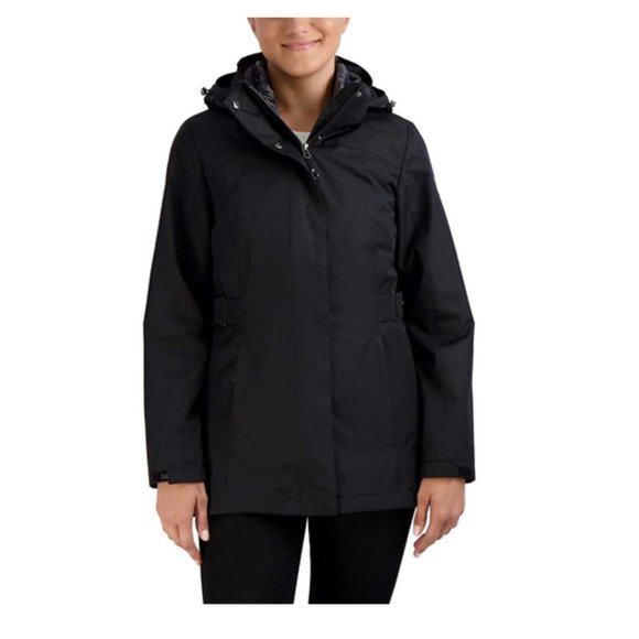 Gerry Women’s 3 in 1 Systems Vest-Jacket Coat Black NEW - Picture 1 of 7